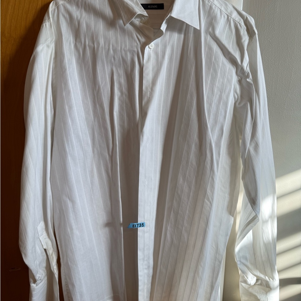 Alfani Classic White Dress Shirt